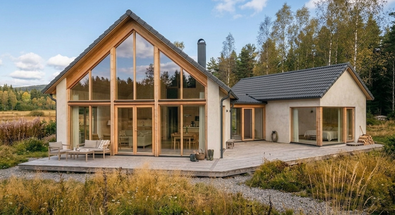 Nordic dream home built with hempcrete